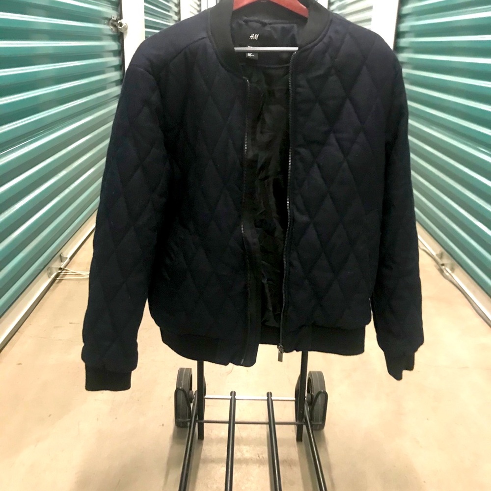 H & M jacket dark blue medium